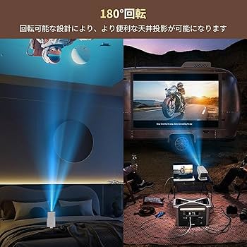 【180°回転 & Android TV】 HIPPUS 4K プロジェクター Amazon.co.jp: 【180°回転 & 自動台形補正】プロジェクター 小型